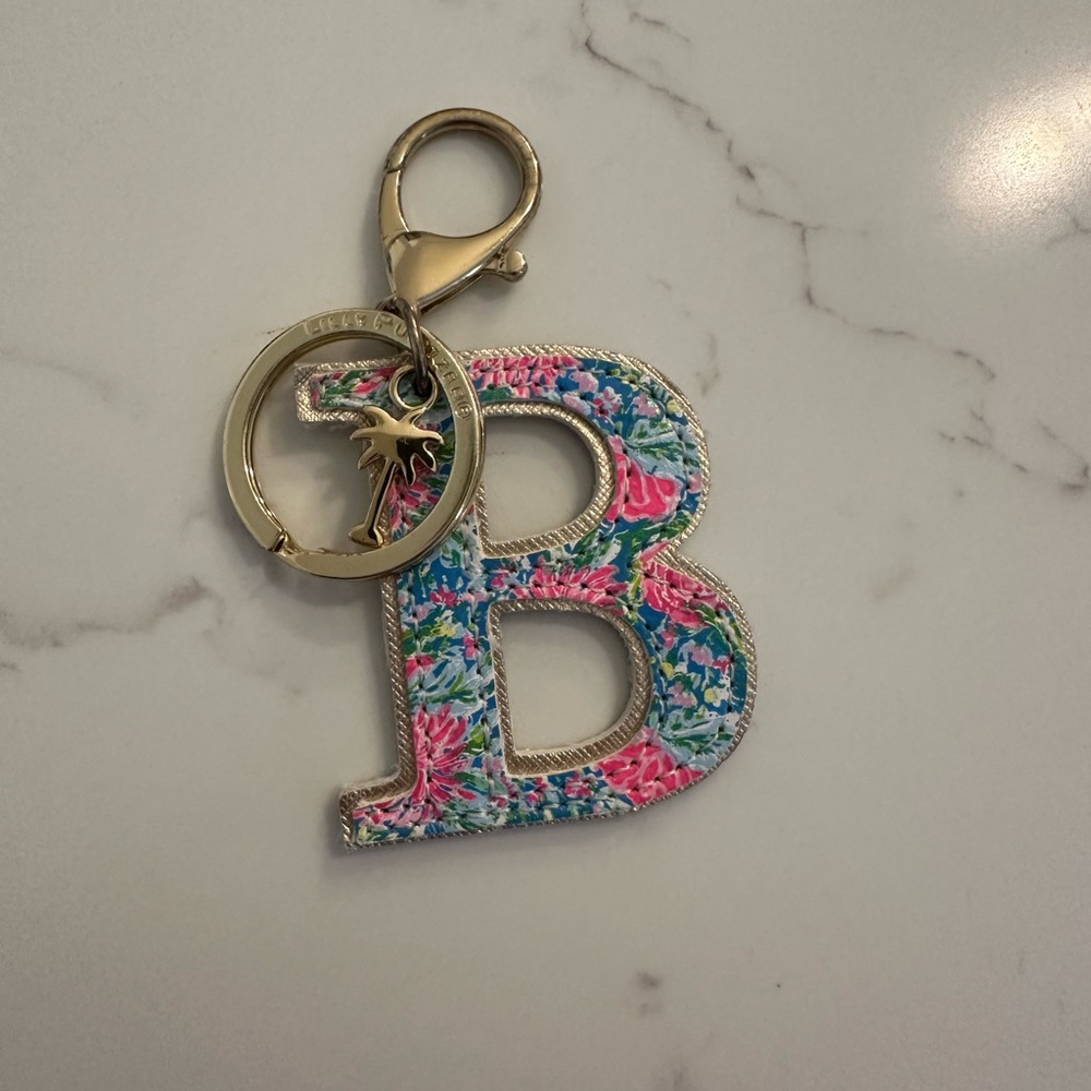 Lily Pulitzer Initial B Keychain